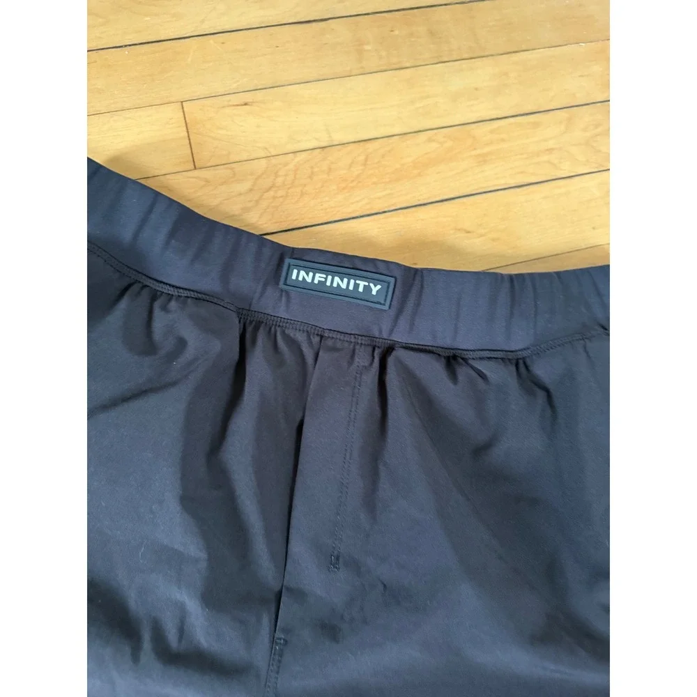 Alphalete Infinity Mens Athletic Gym Shorts Black XL